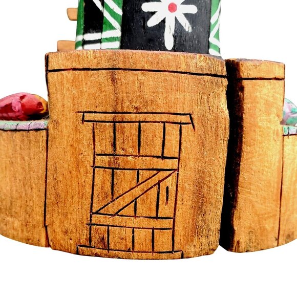 Hopi Katchina Katsina Native American Doll Crow Mother Angwusnasomtaka Pashano - Picture 8 of 16